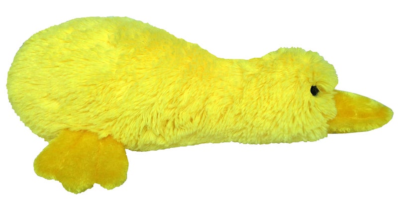 Pet Lou 15 Inch Colossal Platypus Plush Dog Chew Toy with Squeakers & Crinkle Paper, Durable Super-Soft Stuffed Promo Dog Toy for Interactive Fetch & Play - Image 2